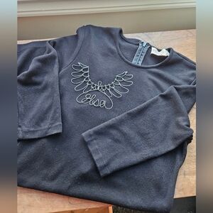 Philosophy little black dress 3/4 sleeve sz. L